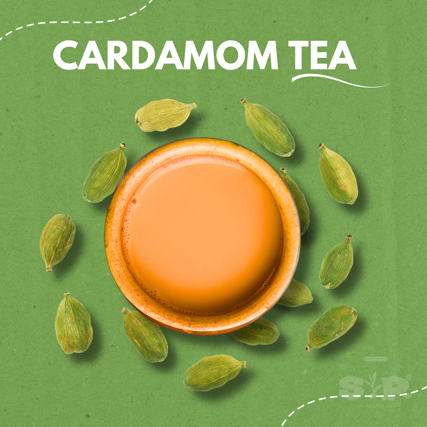 S.P Cardamon Chai | Natural Elaichi Tea | 100% Organic Elaichi | Asli Elaichi Chai | 100% Natural Tea | 250 gms Pack of 1
