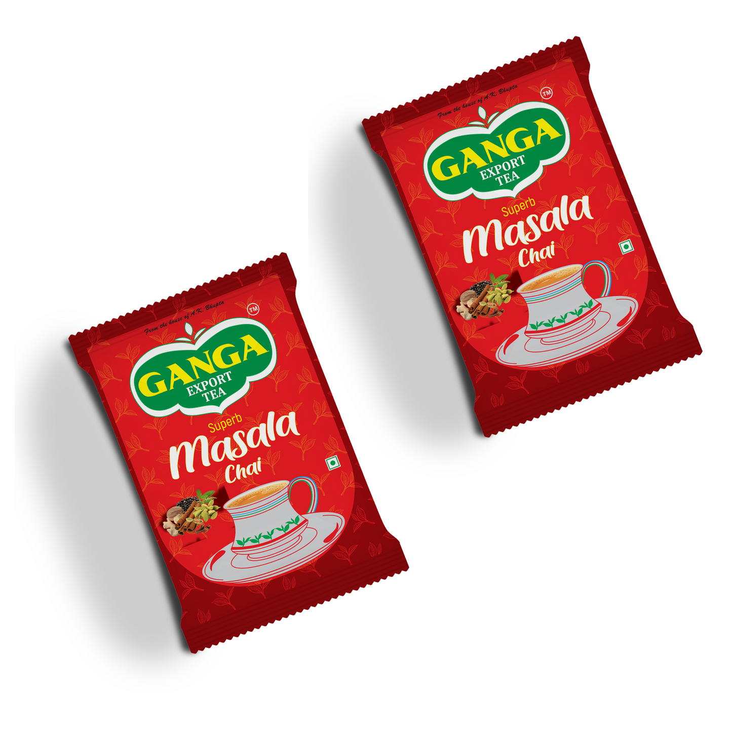 Ganga Masala Chai | Organic Masala | 7 Desi Spices | Ginger, Cardamom, Basil, Cinnamon, Cloves, Nutmeg, & Black Pepper | 100% Natural Tea |