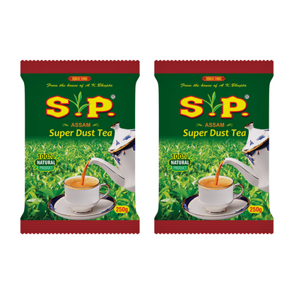 S.P Super Dust Chai | STRONGEST DUST TEA OF INDIA  | Royal Assam Taste |100% Natural Assam Chai