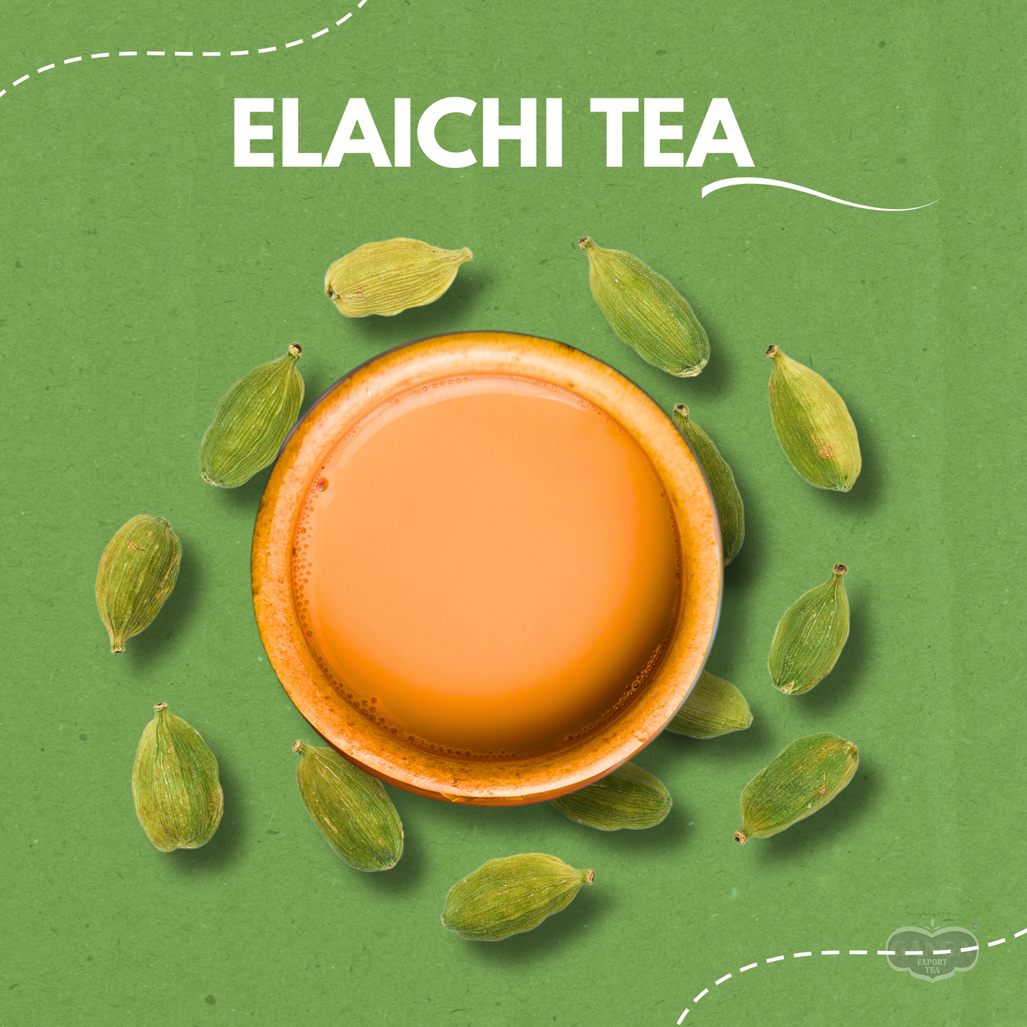 Ganga Cardamon Chai | Natural Elaichi Tea | 100% Organic Elaichi | Asli Elaichi Chai | 100% Natural Tea | 250 gms Pack of 1