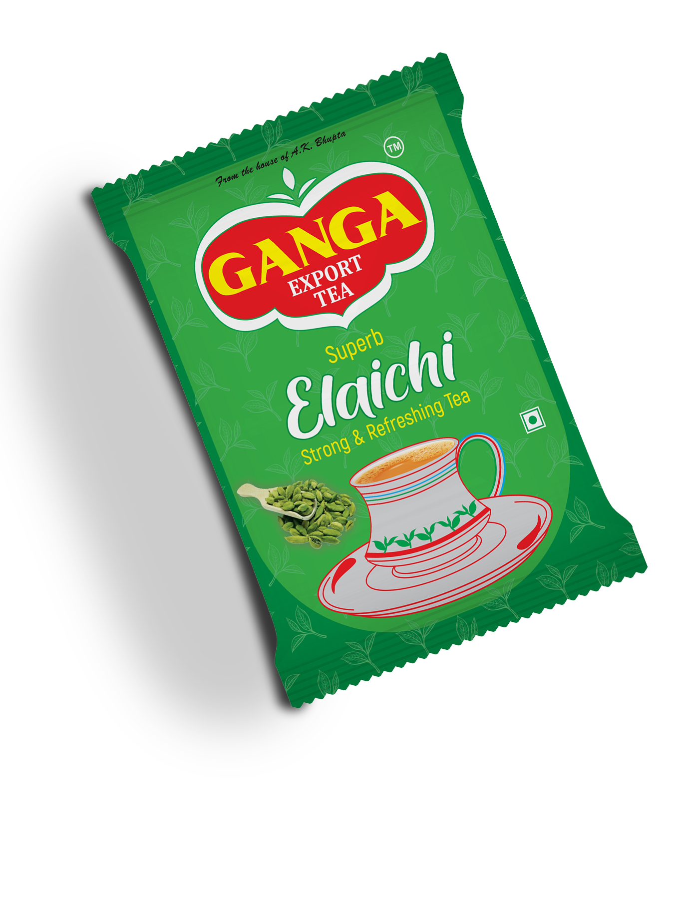 Ganga Cardamon Chai | Natural Elaichi Tea | 100% Organic Elaichi | Asli Elaichi Chai | 100% Natural Tea | 250 gms Pack of 1