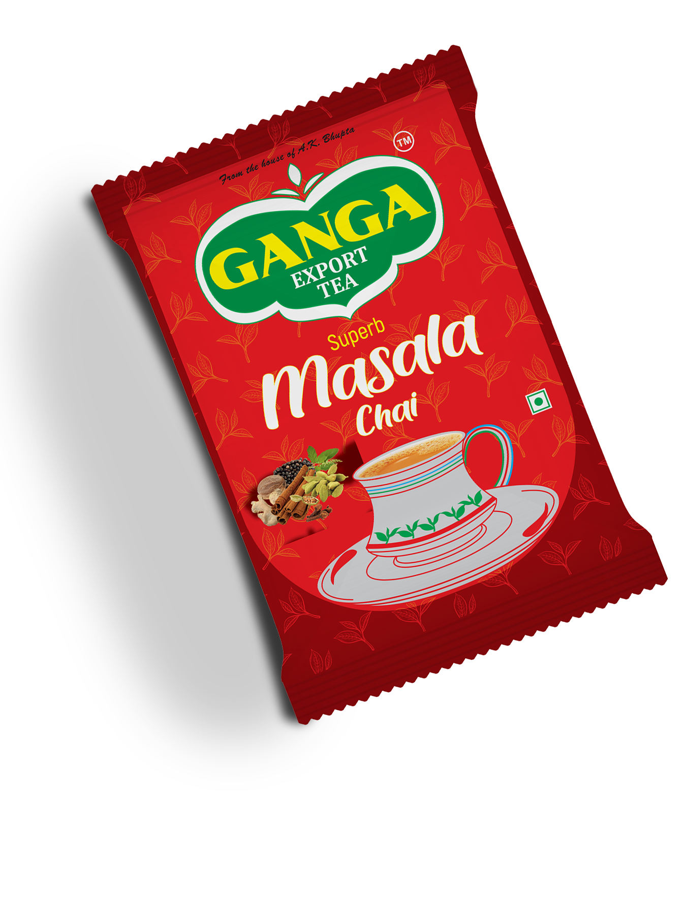 Ganga Masala Chai | Organic Masala | 7 Desi Spices | Ginger, Cardamom, Basil, Cinnamon, Cloves, Nutmeg, & Black Pepper | 100% Natural Tea | 250 gms Pack of 1