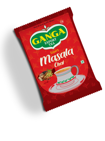 Ganga Masala Chai | Organic Masala | 7 Desi Spices | Ginger, Cardamom, Basil, Cinnamon, Cloves, Nutmeg, & Black Pepper | 100% Natural Tea | 250 gms Pack of 1
