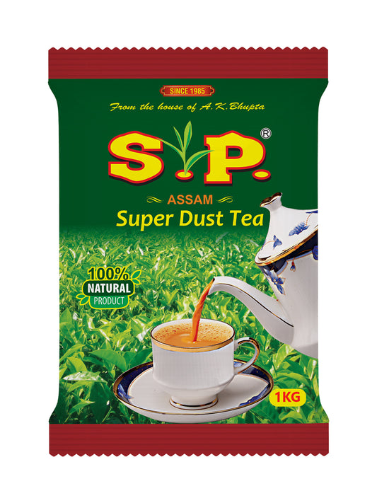S.P Super Dust Chai | STRONGESt DUST TEA OF INDIA  | Royal Assam Taste |100% Natural Assam Chai